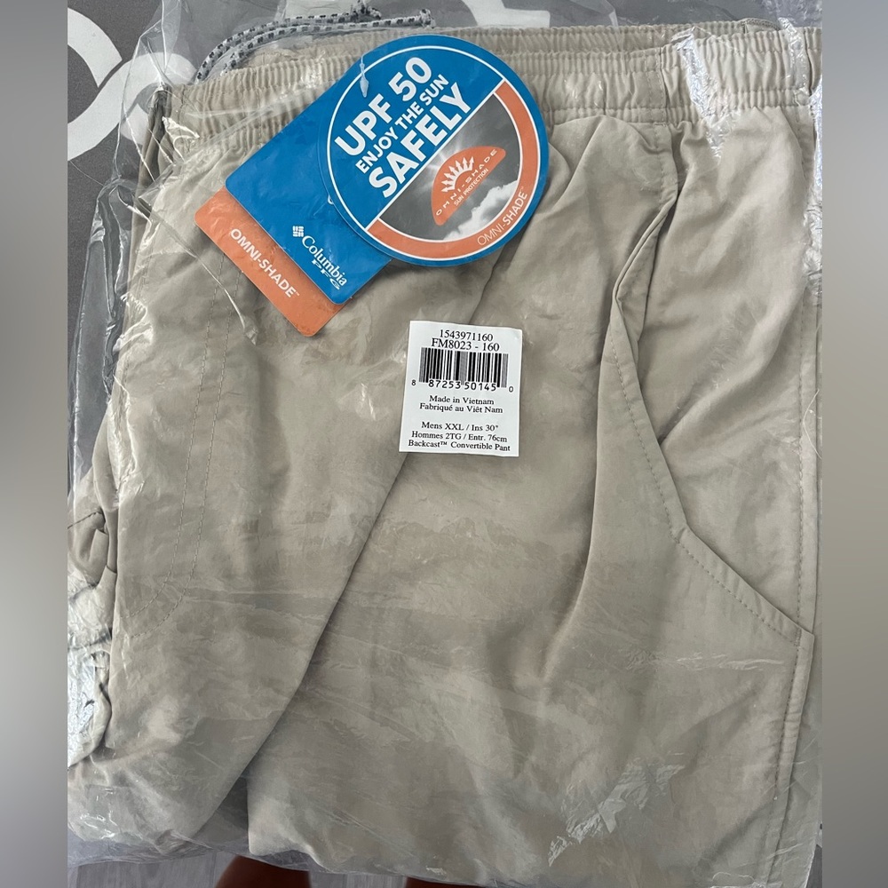 Men’s Columbia convertible fishing pants